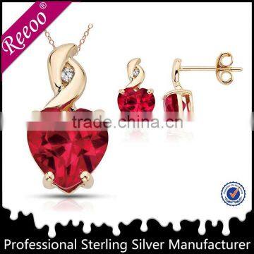 High quality zircon jewelry set