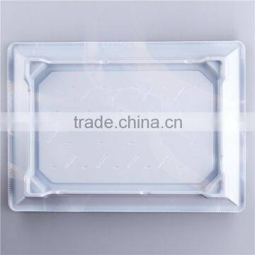 KW-0002JY-B Japanese Disposable Plastic Sushi Container With Lid 219*156*25mm photo-6