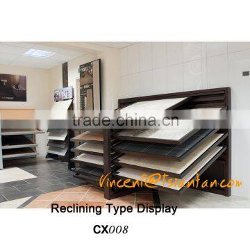 CX008 stone display stand reclining stand ceramic display rack