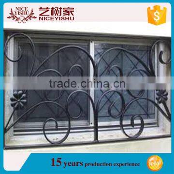 Italian style wrought iron window grills designs