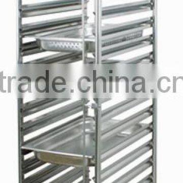 2 Tiers Stainless Steel Trolley for Restaurant or Kitchen Stainless Steel Trolley