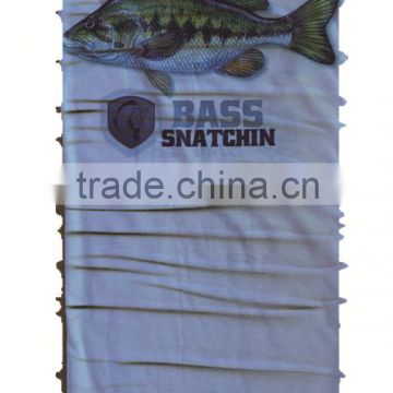 2016 tube Multifunctional seamless 3D fish bandana