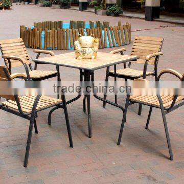 ZT-1272CT Quality Patio plastic wood furniture PS furniture