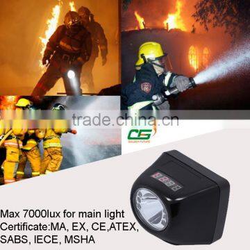 IP65 Cordless Miners Cap Lamp, Water Proof Mining Helmet Light , Explosion Proof Mining Cap Light photo-2