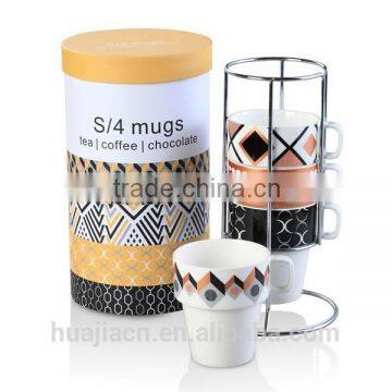 HJBD304-504 COFFEE CUPS SET CERRMIC COFFEE CUPS SET