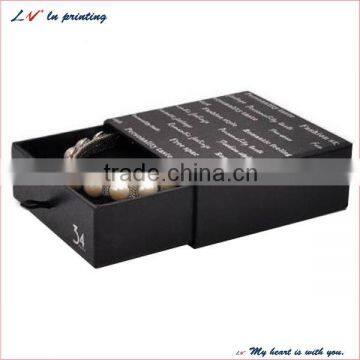 hot sale black jewellery packaging box made in shanghai