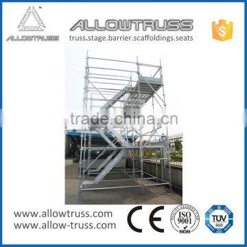 Outdoor activities types of scaffolding system