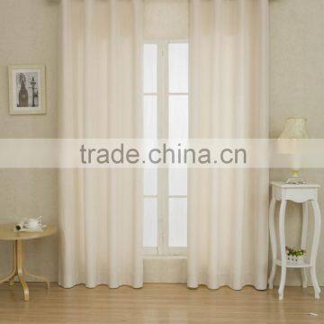 1PC FAUX LINEN TYPE OF OFFICE WINDOW CURTAIN WITH GROMMETS