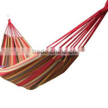 hot selling portable striped camping hammock