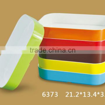 6373 melamine two colors korean plates