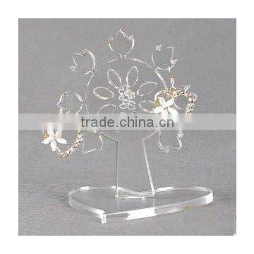 Clear Acrylic Heart-shape earrings display stand