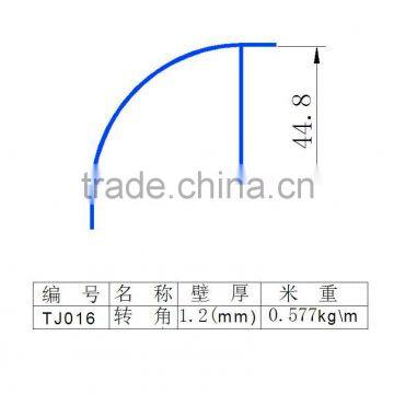 TJ016 aluminum Eextruded profile for window blinds