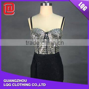 beaded bra fashion croset dress fashion cocktail dress evening dress