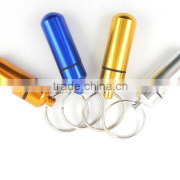 include keychain creative new design mini aluminum promotion medicine pot