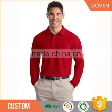 China Factory OEM Plain Formal Polo Shirts Polyester photo-2