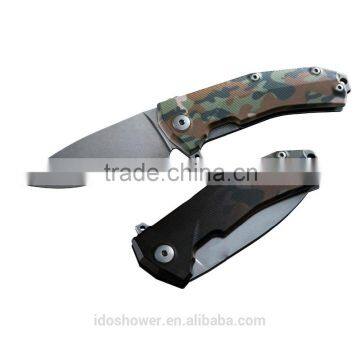 Hot Gift Multi Knife With G10 Handle Knife, Germany Army Clasp Knife