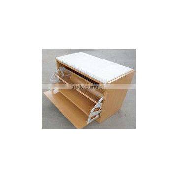 one door shoe rack designs wood modern style SR-0201