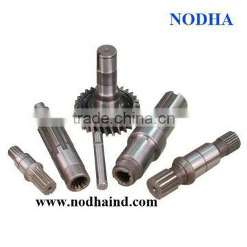 Shaft gear, spline shaft, hollow gear and internal spline shaft