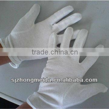 white cotton glove,parade inspection glove