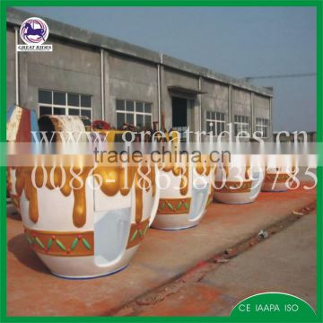 Cheap amusement rides coffee cups rides for tourist attraction