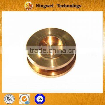 Copper cnc precision machining textile machinery parts ,cnc vertical machining center services