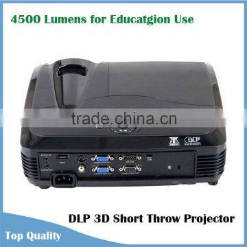 New Arrival School Education Use DLP Link 3D Short Throw Projector HDMI 1.4V Hologram Projector 3d Led