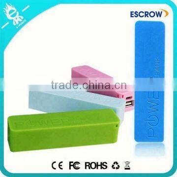 Free Package Green White Pink Blue Perfume 2200mah Mini Power Bank for Promotion Item photo-1