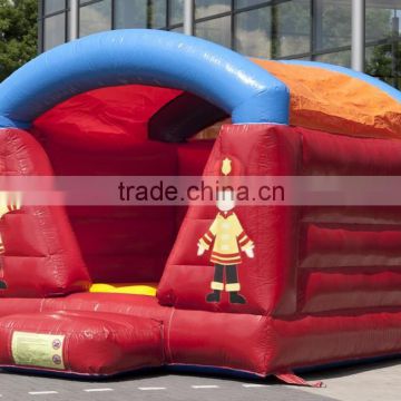 Hola fireman red bounce castle/bounce house/inflatable bounce