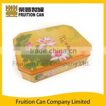 Octagonal Mooncake Chocolate Tin Box Decorative Chocolate Boxes