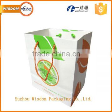 alibaba custom printed paper bag