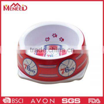 Promotional unbreakable melamine plastic pet bowl