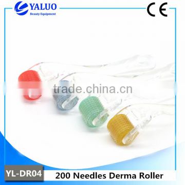 YL-DR04 derma roller with 200 stainless steel needles derma roller