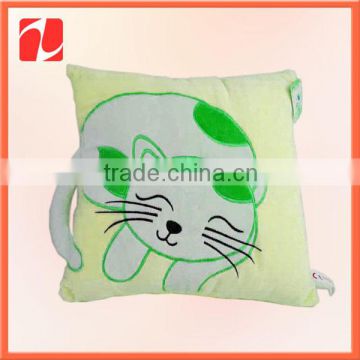 Custom Embroidery Home Decorative plush Animal Pillow