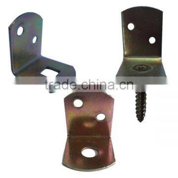 Yellow Chromated Rail Bracket With Fixed Screw