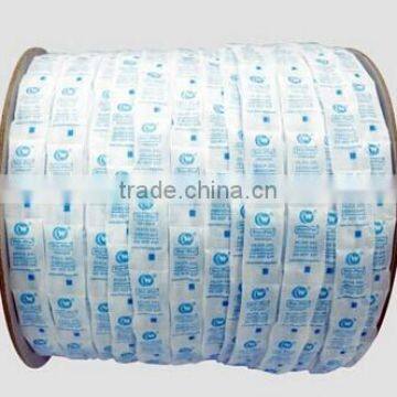 silica gel desiccant sachet in roll form