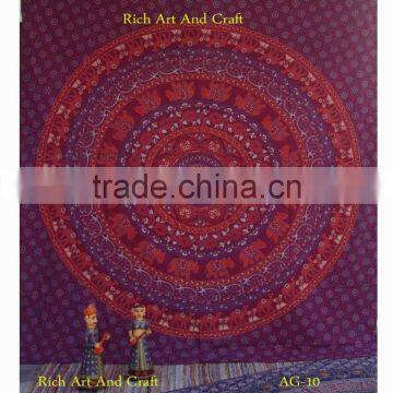 Mandala Hippie Tapestry Tapestries Wall Hanging Indian Tapestry Queen Quilt Rich Art And Craft Jaipur Rajasthan India