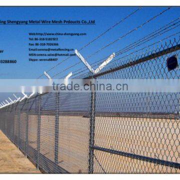 China hot galvanized chain link wire mesh fence