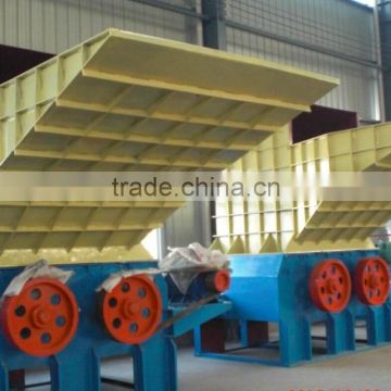 Tree roots crushing machine/ shredding machine/wood log shredder for Singapore client