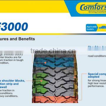 Comforser Off Road Suv MT 4 by 4 Tires CF3000 photo-5