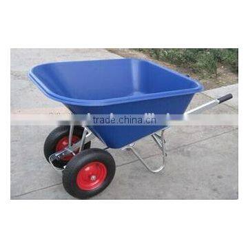 Twin Wheel Plastic Wheelbarrow WB9600 photo-1