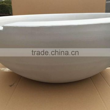 Customized high quality Aluminum bowls with hole in bottom center,large alumimum bowls