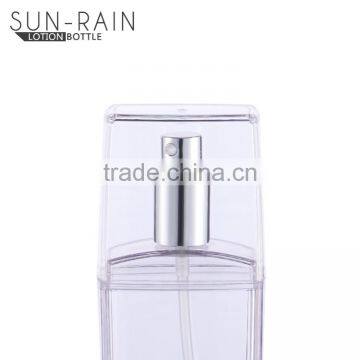 Best quality acrylic cap PETG eco-friendly clear plastic pet lotion bottle