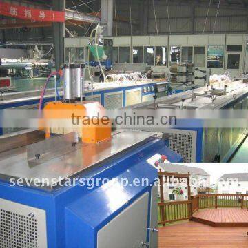 wood plastic profile making machine