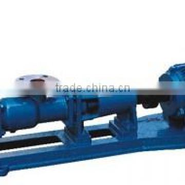 progressive cavity mono single screw pump used for sewage sludge, paper pulp, food,etc.