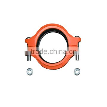 ductile iron grooved fitting/coupling/reducer/reducing tee/flexible coupling/elbow/tee/cap