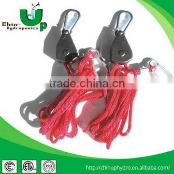 2016 heavy duty rope ratchet / plant hood light fixture hangers