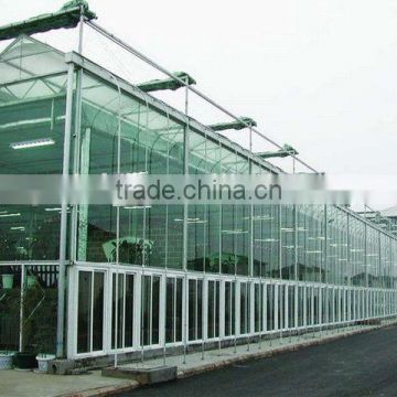 Hot dip galvanized steel structure automatic greenhouse garden shed