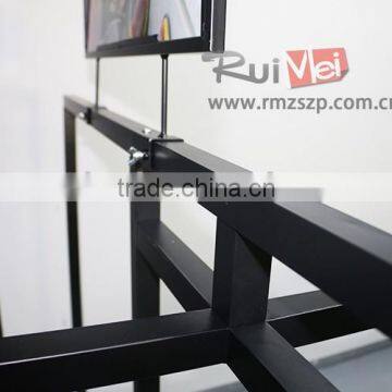 2015 Stand Store 4 Sides Hang Cloths Island Frame Display Racks photo-3