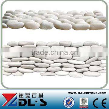 White Round Pebble Stone Tiles White Pebble Tile