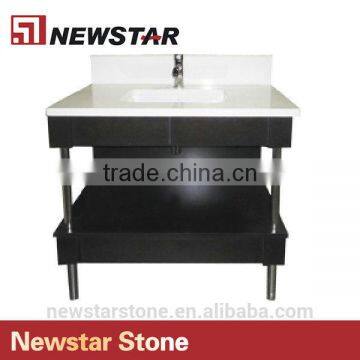 Simple Design Hotel Wood Bathroom Cabinet Vanity photo-3